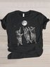 T-shirts Décontracté Imprimé d'Animal Été Coton Micro-élasticité Quotidien Coupe Régulière Manches Courtes Régulier pour Femmes