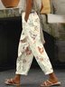 Pantalons Femmes Décontracté Imprimé d'Animal Printemps / Automne Naturel Micro-élasticité Sportif & De Plein Air Pantalon droit Droit Régulier