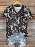 T-shirts Décontracté Floral Été Coton Quotidien Coupe Régulière Régulier Trapèze Régulier pour Femmes