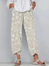 Pantalons Décontracté Floral Printemps / Automne Polyester Micro-élasticité Quotidien Pantalon à la cheville Pantalons Harem Trapèze pour Femmes