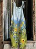 Combinaisons Femmes Décontracté Floral Été à Bretelles Naturel Micro-élasticité Sans Manches Camisole Régulier