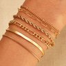 Bracelets Femmes Décontracté Floral Toutes Les Saisons Vacances Métal multicouche Bracelet