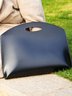 Pochette Sacs Femmes Plain Toutes Les Saisons Urbain Toit ouvert PU Faire la navette Carré