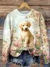 à Capuche Femmes Décontracté Printemps / Automne Lettres de texte Polyester Quotidien Coupe Régulière Manches Longues Régulier Trapèze