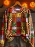Sweat-shirts Décontracté Printemps / Automne Toussaint Aucune élasticité Ample Manches Longues Col Rond Régulier Régulier pour Femmes